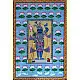 Pichwai Painting Shrinath ji with lotus | Blue colour