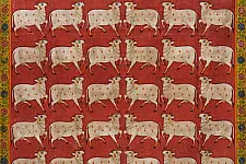 Pichwai Painting ~ Cow { 3' X 4' } Pichwai Painting ~ Cow { 3' X 4' }