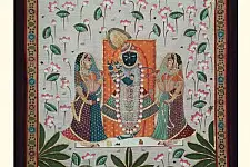 Pichwai Painting ~ Murlidhar { 3 X 5 Feet }