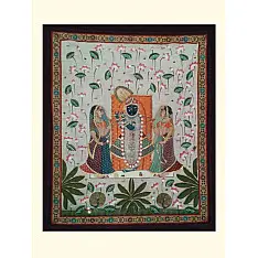 Pichwai Painting ~ Murlidhar { 3 X 5 Feet }