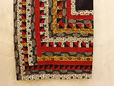 Quilt - Cotton - Embroidery { Double bed } B