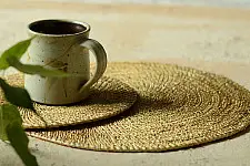 Golden Grass Mat ~ 19 (set of two)