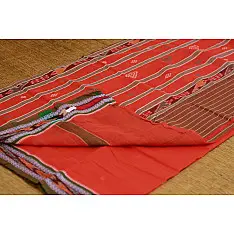 Cotton weaves ~ Ikat Saree { Sindoor - 2 }