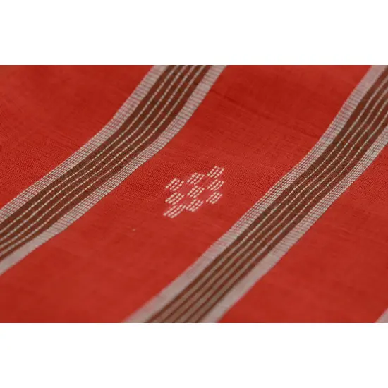 Cotton weaves ~ Ikat Saree { Sindoor - 2 }