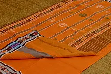Cotton weaves ~ Ikat Saree { Haldi - 3 }
