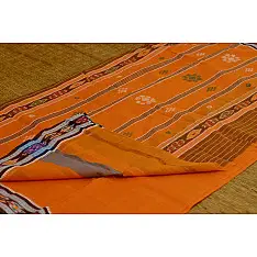 Cotton weaves ~ Ikat Saree { Haldi - 3 }