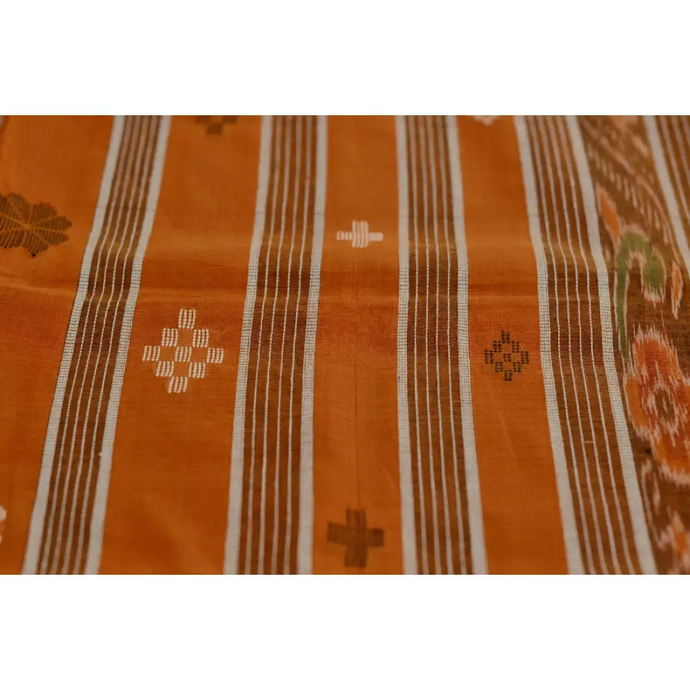 Cotton weaves ~ Ikat Saree { Sindoor - 3 }