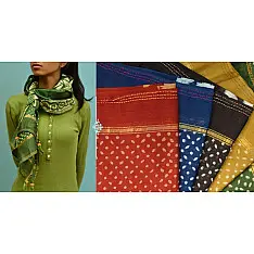 Megh ♠ Chanderi Stoles ♠ B