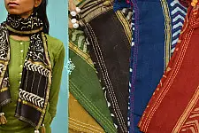 Megh ♠ Chanderi Stoles ♠ C