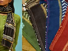 Megh ♠ Chanderi Stoles ♠ C