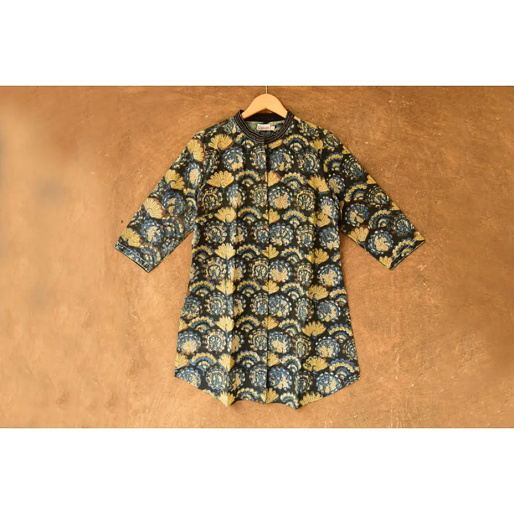 फुहार / Fuhar ✾ Handwoven Cotton Short Kurta ✾ 4
