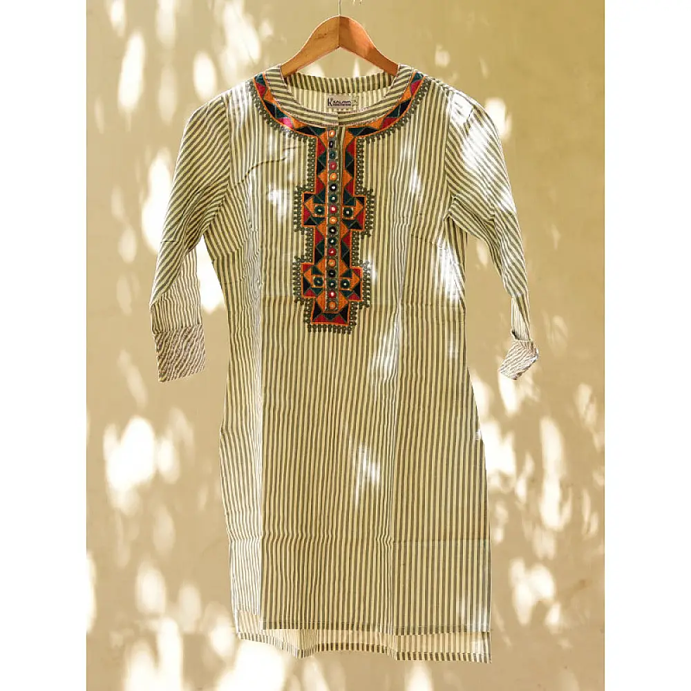 फुहार / Fuhar ✾ Handwoven Cotton Kurta ✾ 6