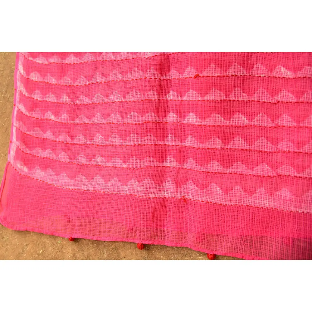 फुहार / Fuhar ✾ Block Printed . Kota Doriya Stole ✾ 42