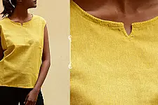 Chhabili . छबीली | Handwoven Cotton Top ♠ 10