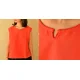 shop orange cotton top