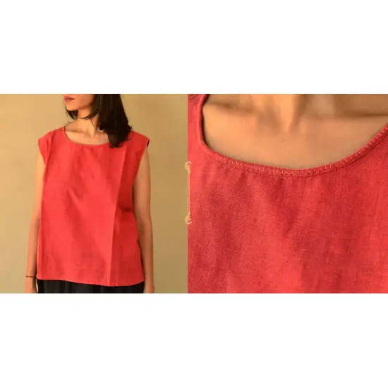 carrot red cotton top