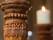 Karu ☘ Temple Pillar Lights { Wood } ☘ 6