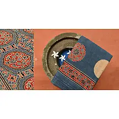 Chandni ✪ Cotton Ajrakh Saree ✪ A