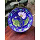 Atasi ⚘ Blue Pottery Blue Lotus Floral Plate ⚘ H