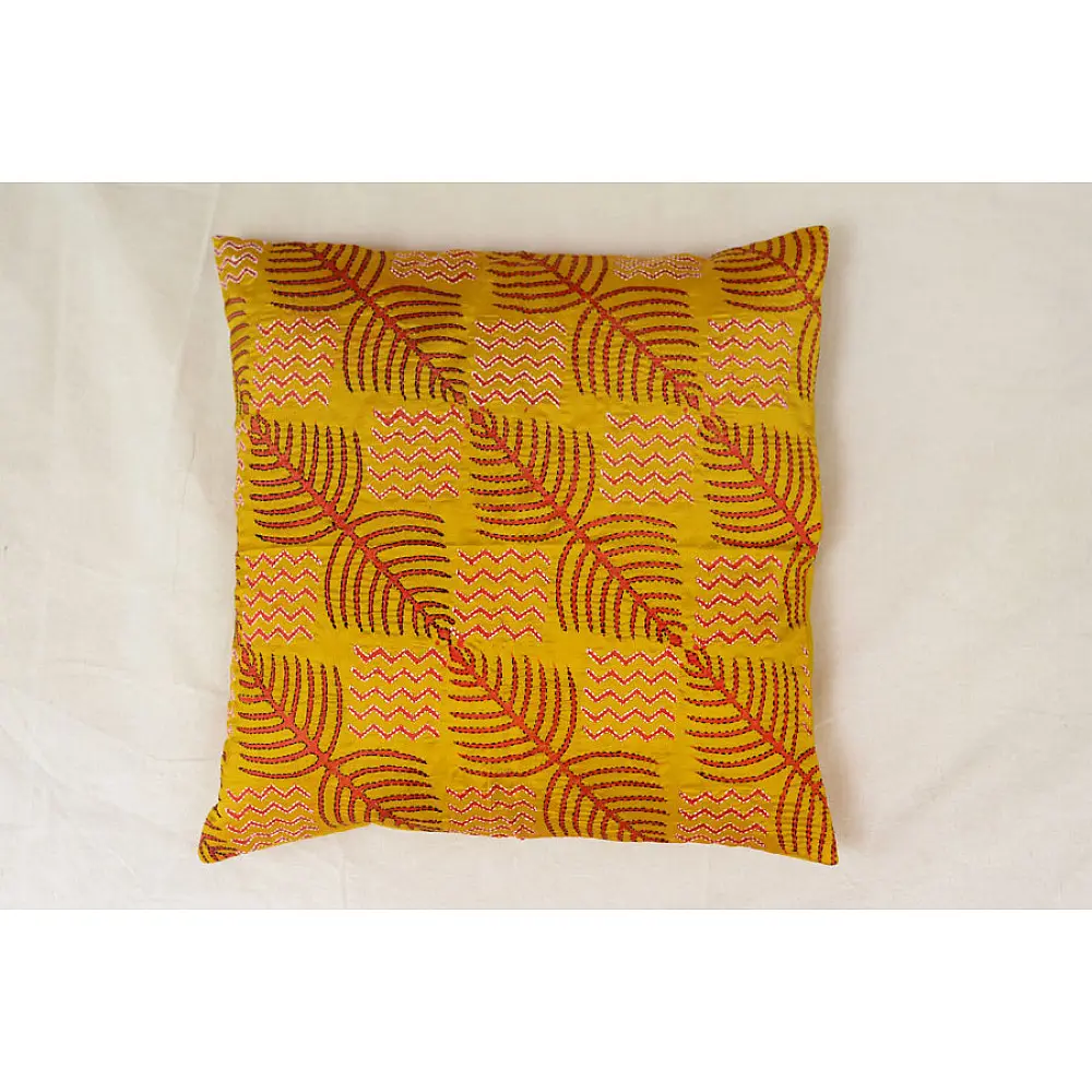 Kantha Cushion Cover - F (16 X 16 inch)