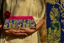 Baluchari Clutch Bag { T }