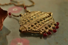 प्रभा ✺ Brass Necklace { 5 }