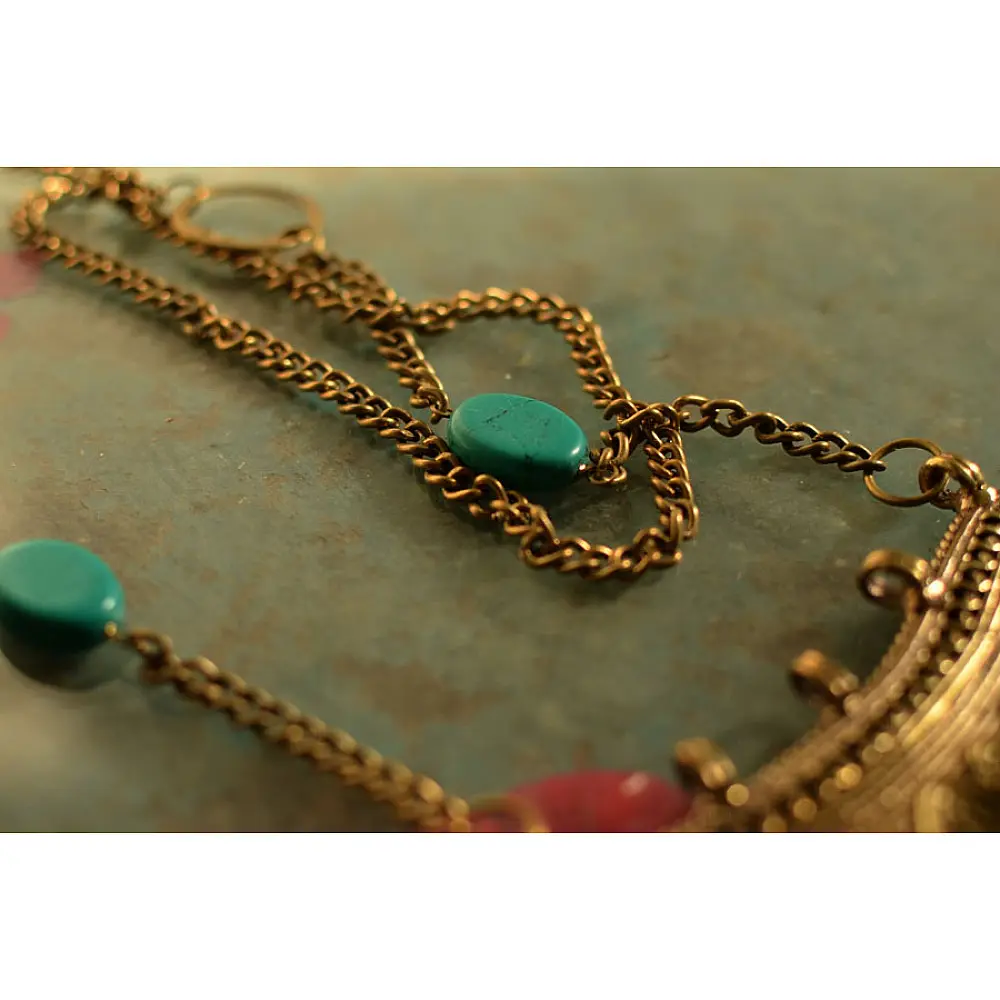 प्रभा ✺ Brass Necklace { 12 }