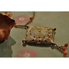 प्रभा ✺ Brass Necklace { 4 }
