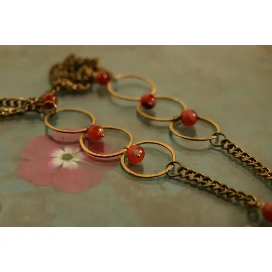 प्रभा ✺ Brass Necklace { 4 }