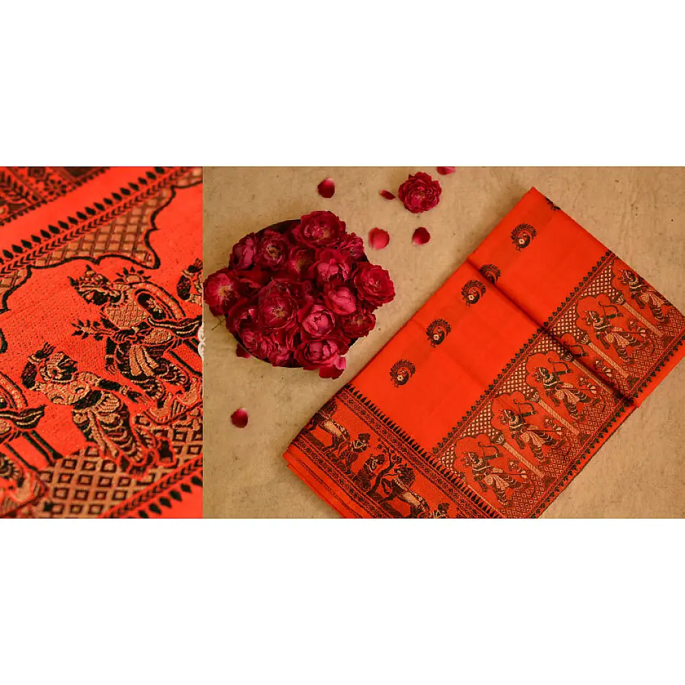 Gandharva ☙ Baluchari Silk Saree ☙ 4