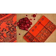 Gandharva ☙ Baluchari Silk Saree ☙ 4