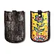 उपवन ~ Leather * Hand Painted { Mobile Pouch-Ek Phool } - 2
