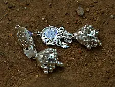 Silver Jewelry ~ Phool jhumkis