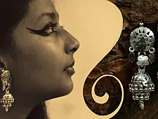 Silver Jewelry ~ Phool jhumkis