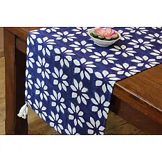 Hand Block Printed . Cotton Table Runner ✥ 20