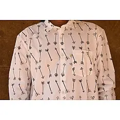 रंगरेज / Rangrez ❂ Block Printed . Fine Cotton Shirt ❂ 18
