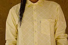 रंगरेज / Rangrez ❂ Block Printed . Fine Cotton Shirt ❂ 19
