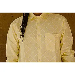 रंगरेज / Rangrez ❂ Block Printed . Fine Cotton Shirt ❂ 19