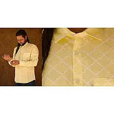रंगरेज / Rangrez ❂ Block Printed . Fine Cotton Shirt ❂ 19