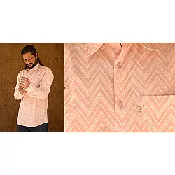 रंगरेज / Rangrez ❂ Block Printed . Fine Cotton Shirt ❂ 20