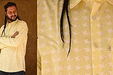 रंगरेज / Rangrez ❂ Block Printed . Fine Cotton Shirt ❂ 24