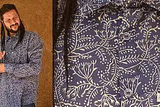 रंगरेज / Rangrez ❂ Block Printed . Fine Cotton Shirt ❂ 26