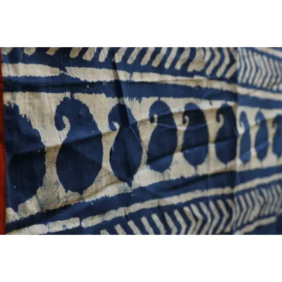 सैर ~ Dabu Printed Cotton Stole ☙ 2