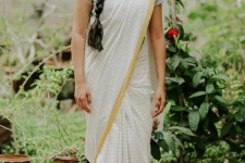 Nool ✻ Handwoven Cotton Saree ✻ 1