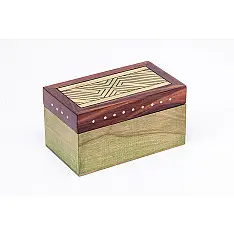 Organic Connect ❉ Tea box Wave Olive ❉ 12