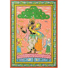 Krishana-Radha ~ Pattachitra