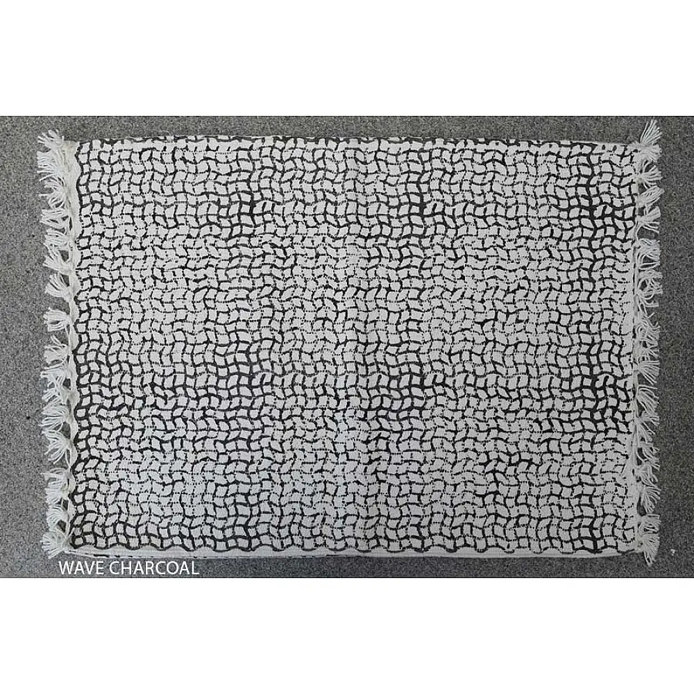 Pomegranate ◐ Cotton Table Mats & Runner { Set- 6 Mats & 1 Runner } ◐ 18