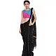 खेस ✥ Pink and blue khesh contemporary blouse with red piping ✥ 7
