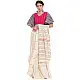 खेस ✥ Pink khesh blouse with grey khesh umbrella sleeves ✥ 8