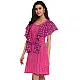 खेस ✥ Pink khesh with ruffel bandhani dress ✥ a